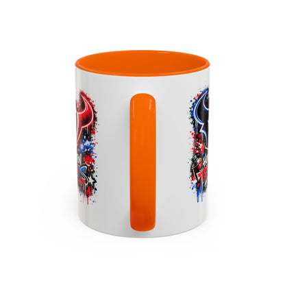 HOUSTON TEXANS - GRAFFITTI ART -Accent Coffee Mug (11, 15oz)