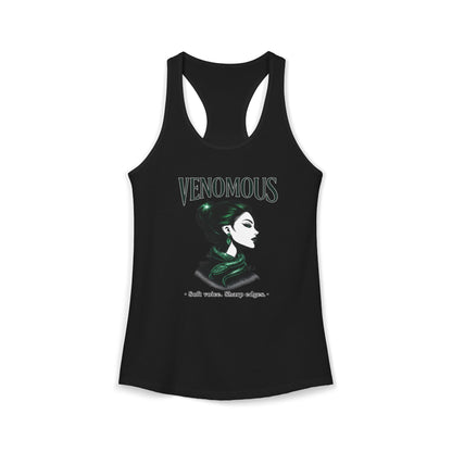 VENOMOUS-SOFT VOICE-SHARP EDGES - Women's Ideal Racerback Tank