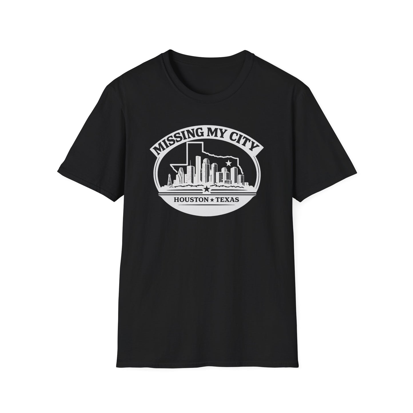 MISSING MY CITY-HOUSTON - Unisex Soft Stlye T-Shirt