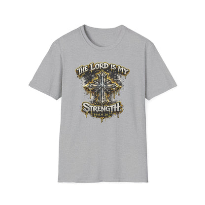 THE LORD IS MY STRENGTH - Unisex Soft Style T-Shirt