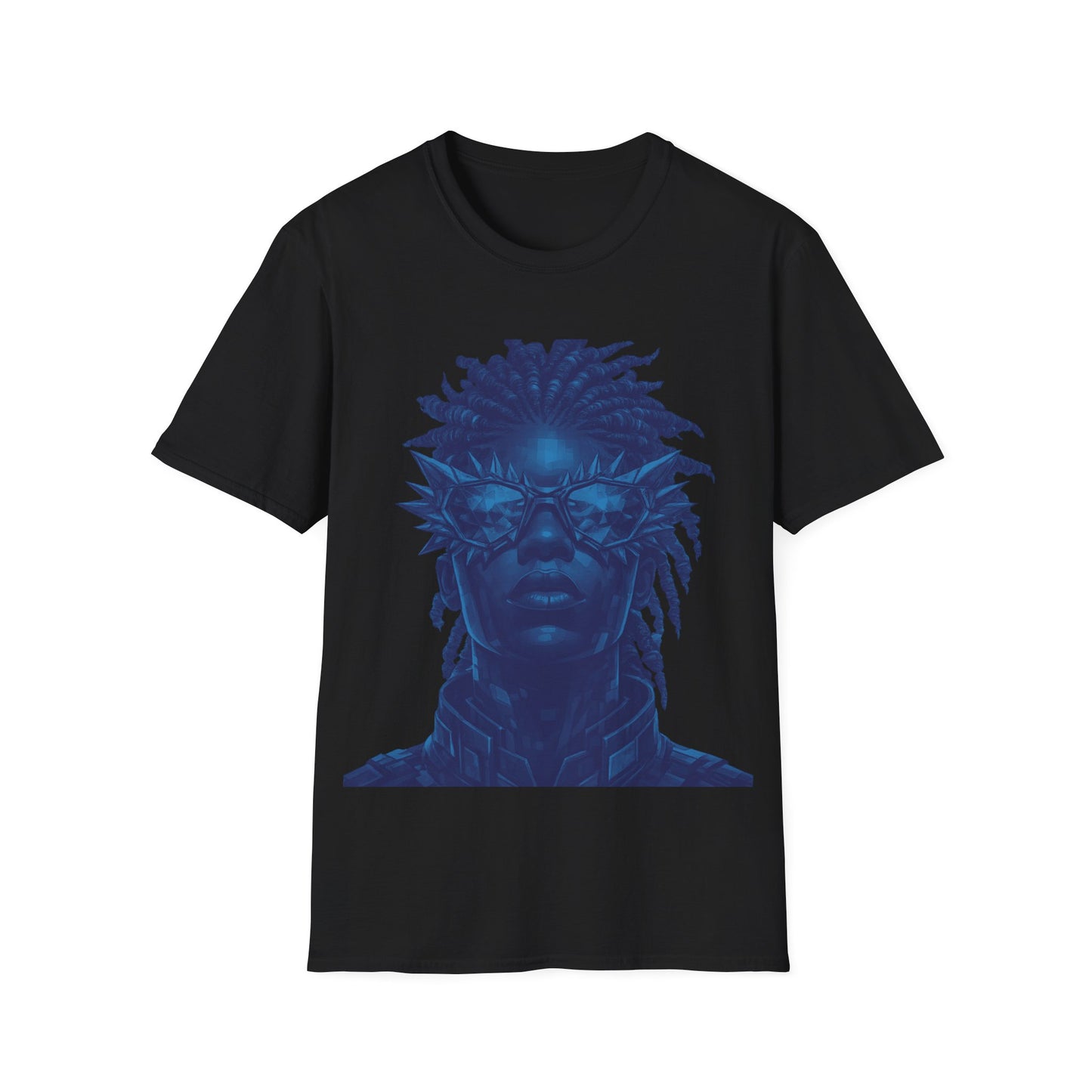 FUTURISTIC DUDE - ((BIG PRINT)) - Unisex Softstyle T-Shirt