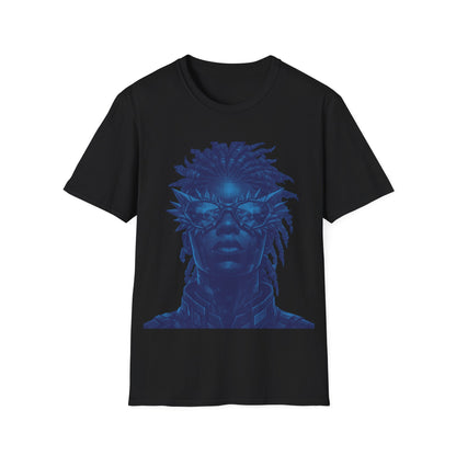 FUTURISTIC DUDE - ((BIG PRINT)) - Unisex Softstyle T-Shirt
