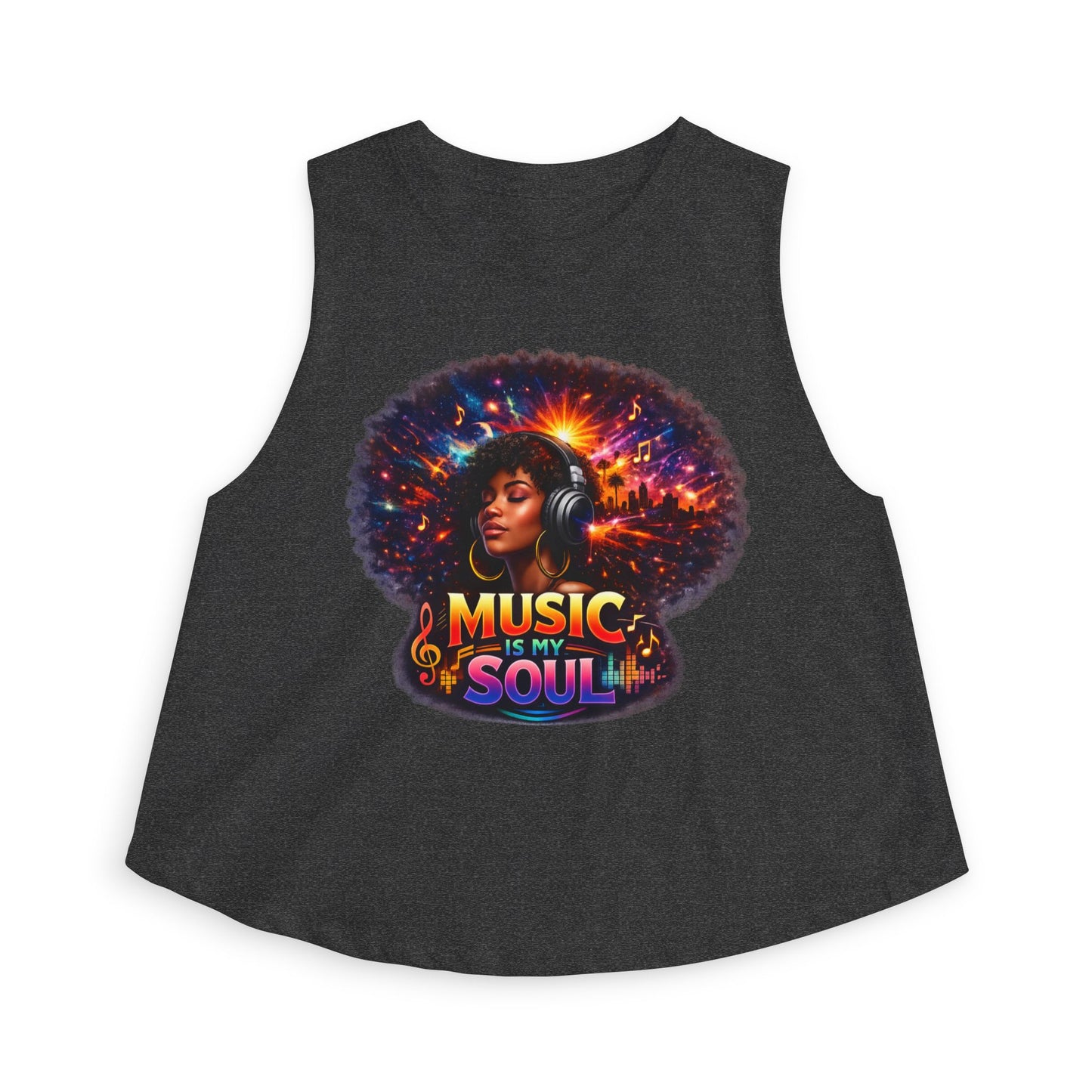 MUSIC IS MY SOUL - Women's Crop Top