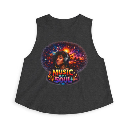 MUSIC IS MY SOUL - Women's Crop Top