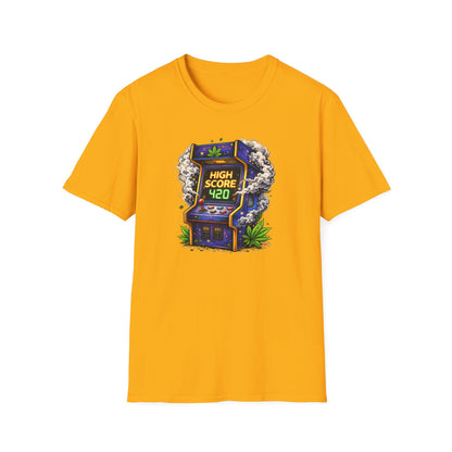 HIGH SCORE-420 - Unisex Soft Style T-Shirt