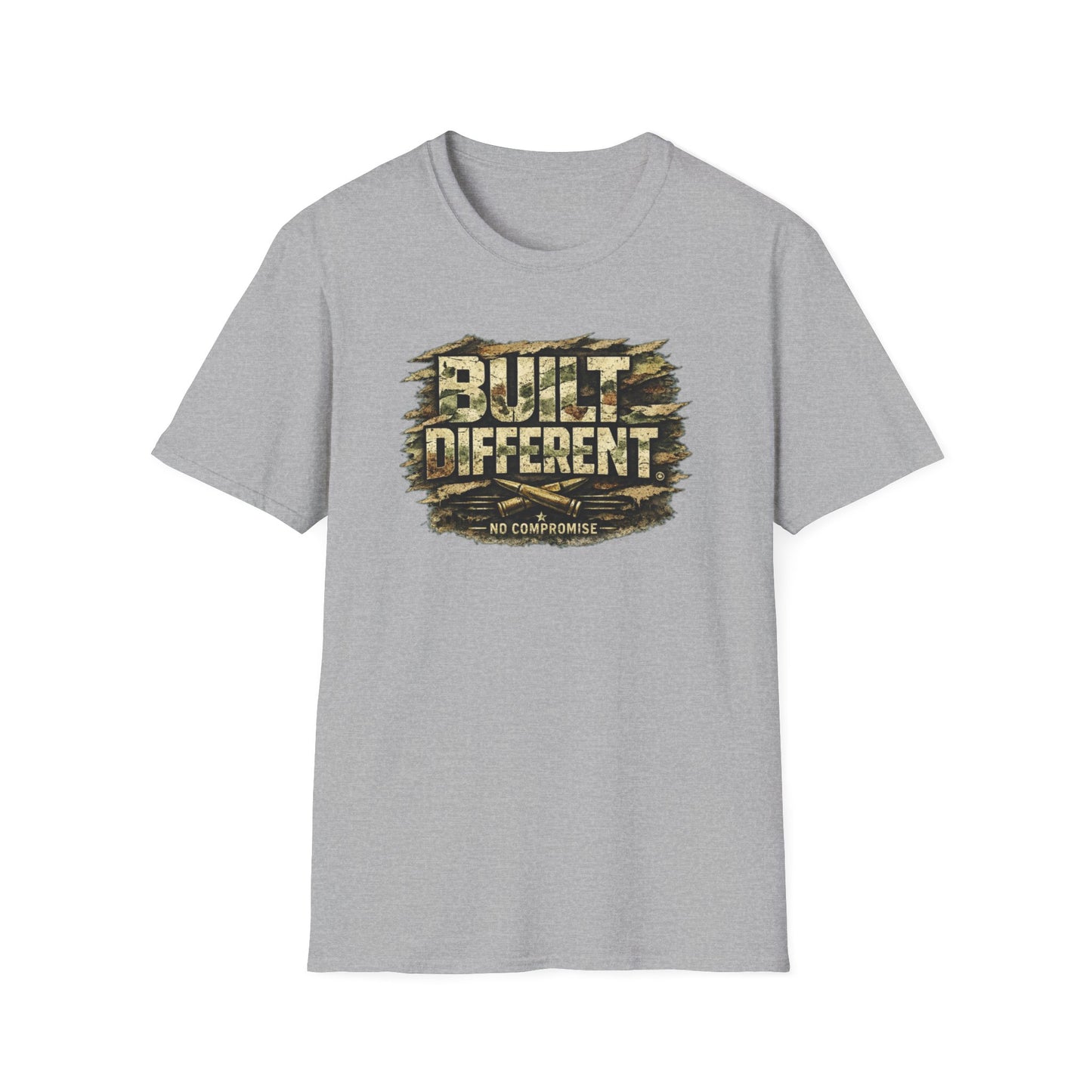 BUILT DIFFERENT-NO COMPROMISE - Unisex Soft Style T-Shirt
