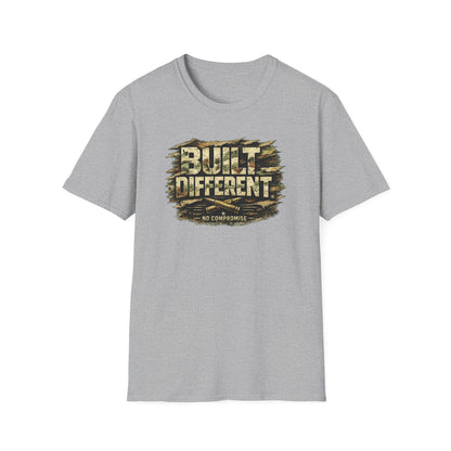BUILT DIFFERENT-NO COMPROMISE - Unisex Soft Style T-Shirt