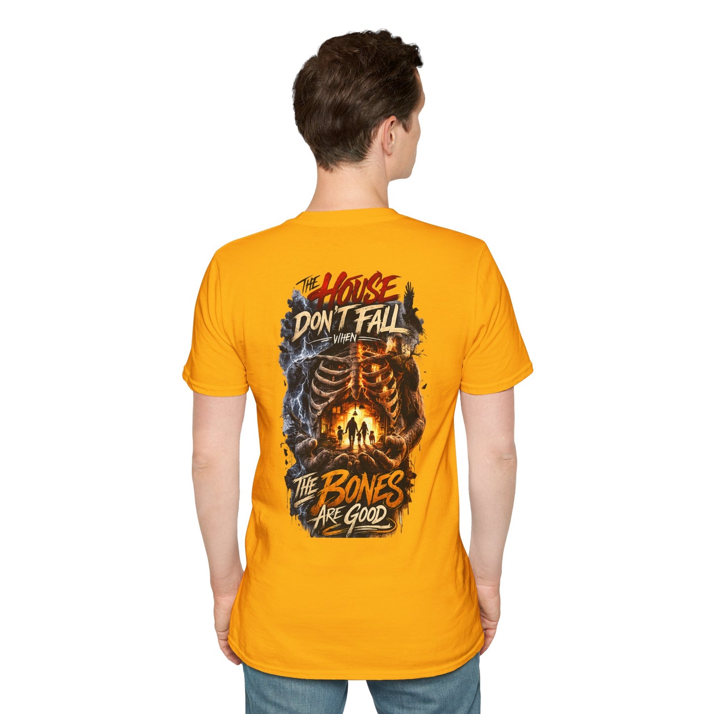 HOUSE DON'T FALL - (Front/Back Print) Unisex Soft Style T-Shirt