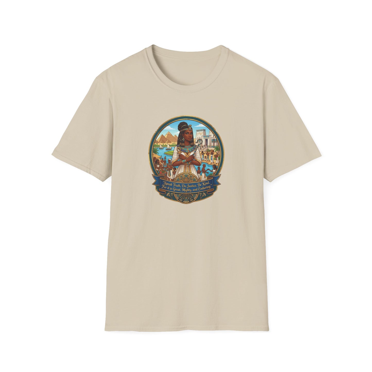 SPEAK TRUTH-DO JUSTICE-BE KIND - Unisex Softstyle T-Shirt