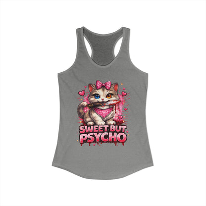 SWEET BUY PSYCHO – Women's Ideal Racerback Tank
