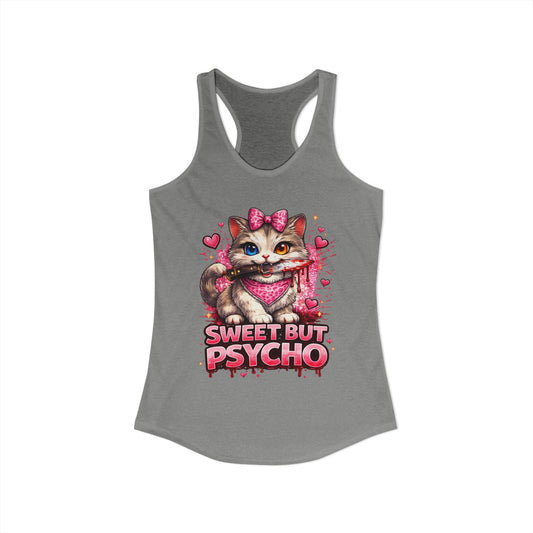 SWEET BUY PSYCHO – Women's Ideal Racerback Tank