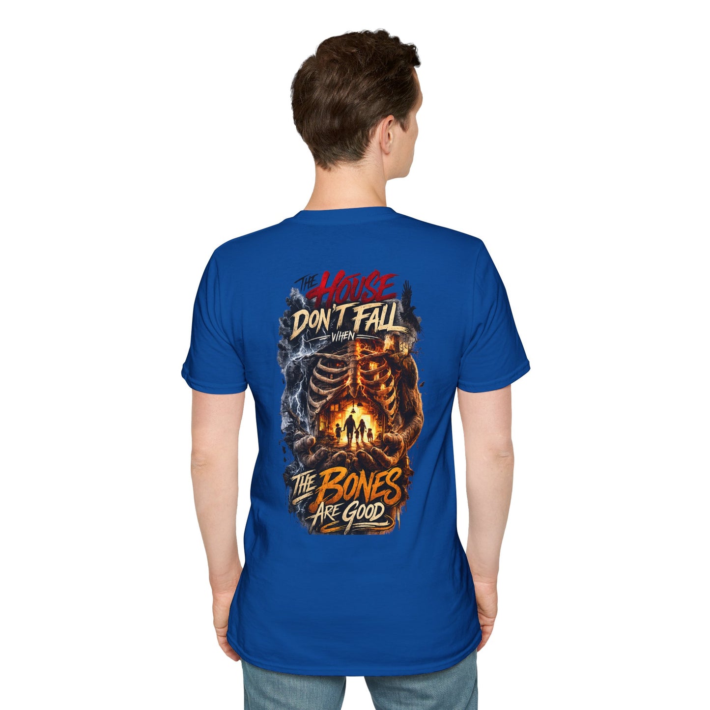 HOUSE DON'T FALL - (Front/Back Print) Unisex Soft Style T-Shirt
