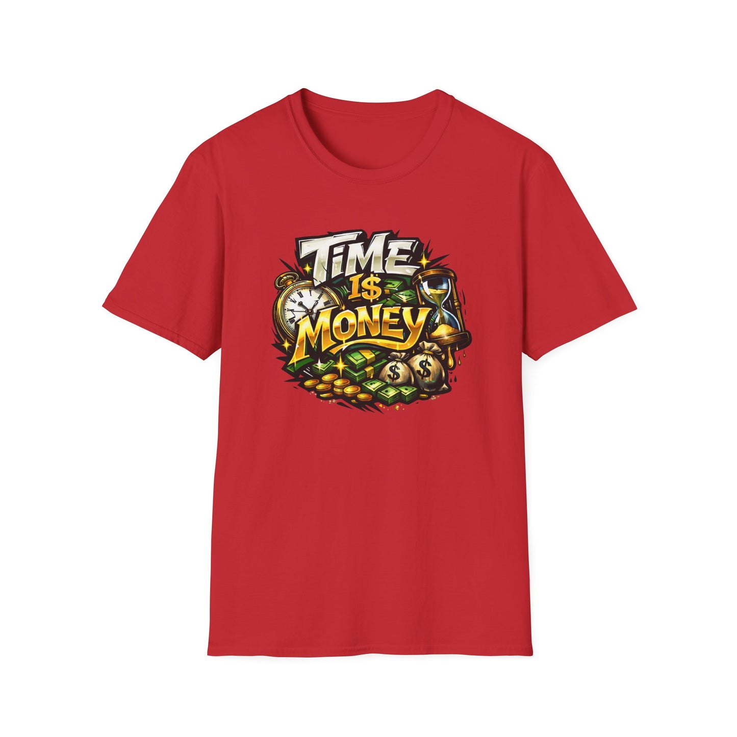 TIME IS MONEY - Unisex Soft Style T-Shirt