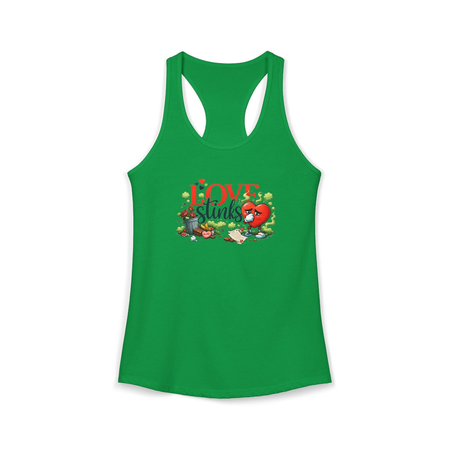 LOVE STINKS – Women's Ideal Racerback Tank