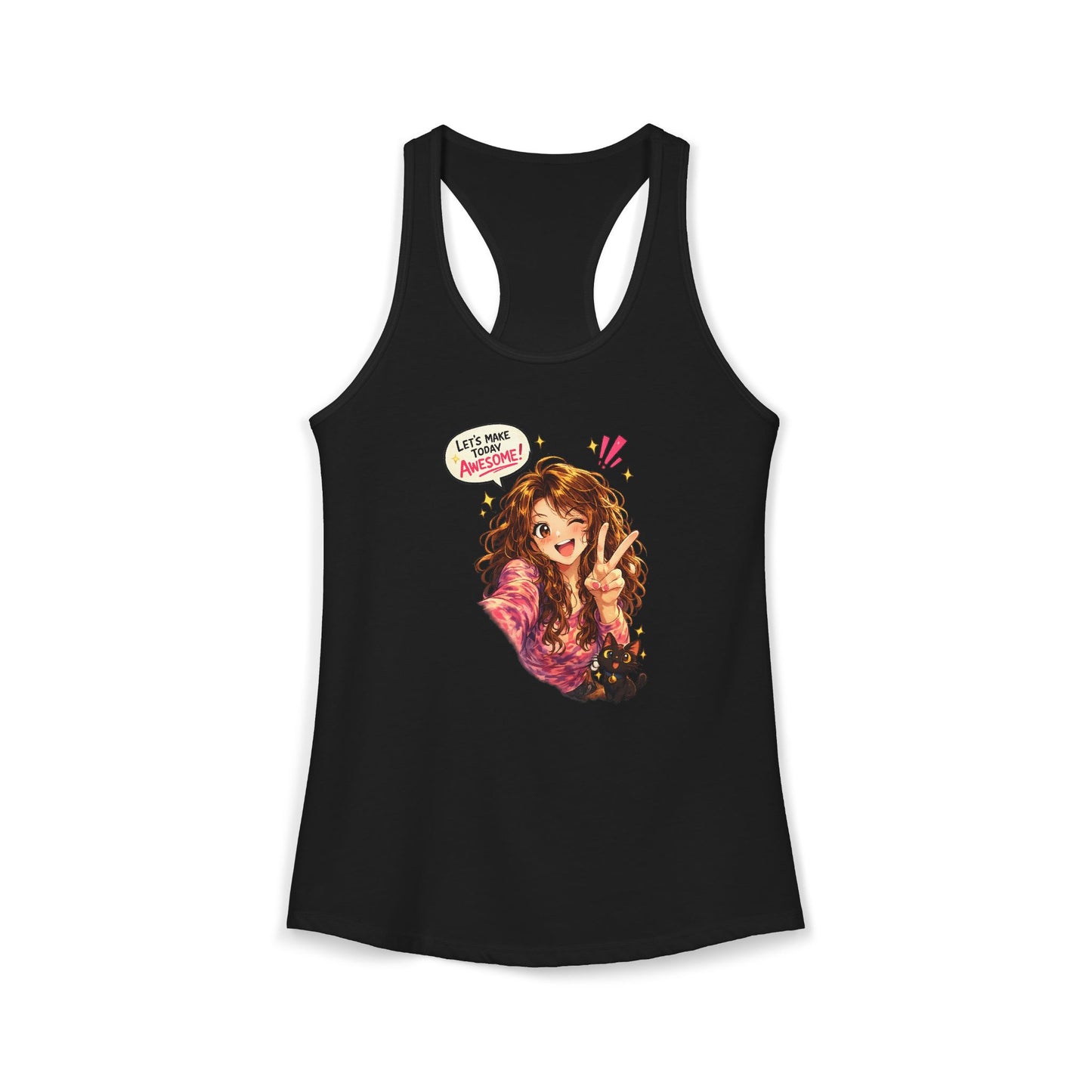 LET'S MAKE TODAY AWESOME – Women's Ideal Racerback Tank