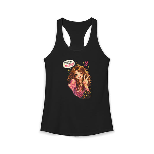 LET'S MAKE TODAY AWESOME – Women's Ideal Racerback Tank