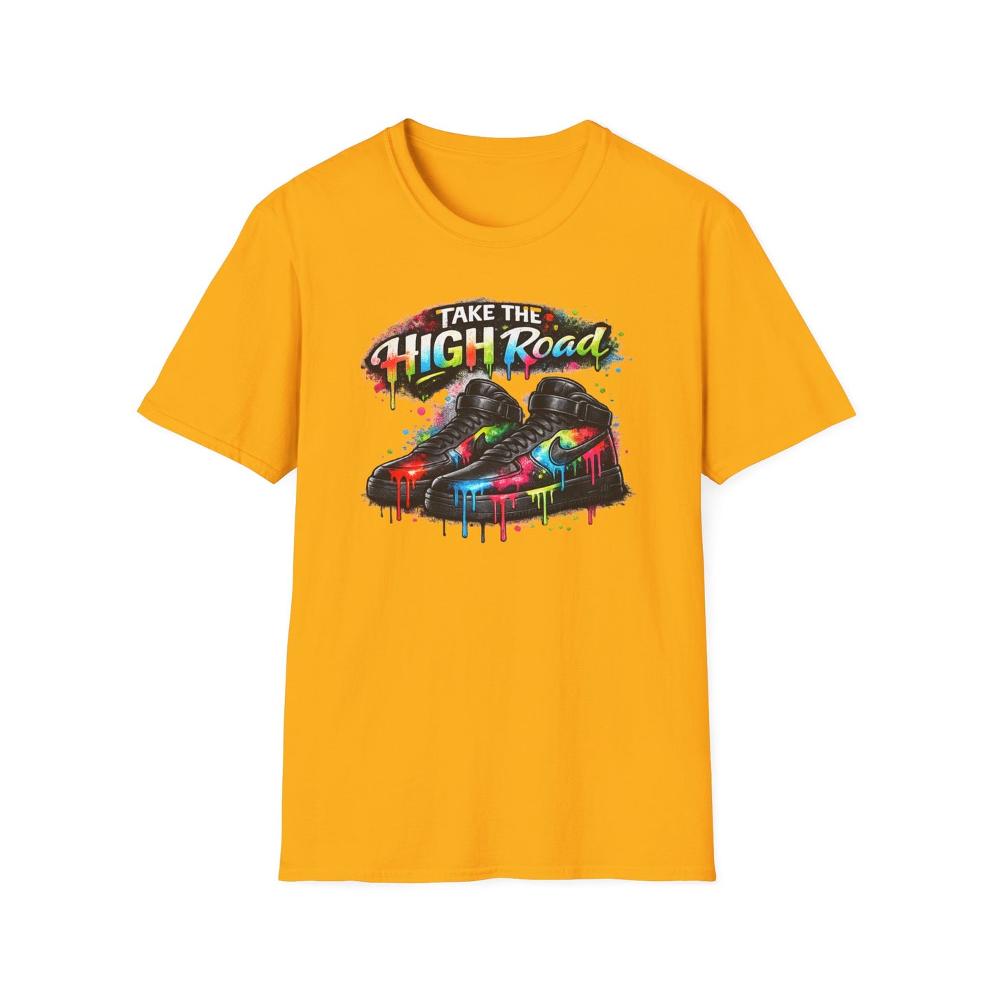 TAKE THE HIGH ROAD - Unisex Soft Style T-shirt