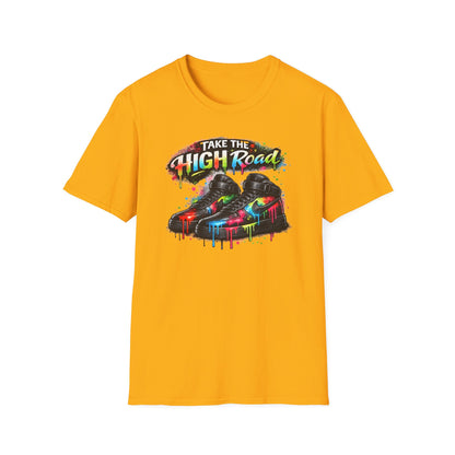 TAKE THE HIGH ROAD - Unisex Soft Style T-shirt