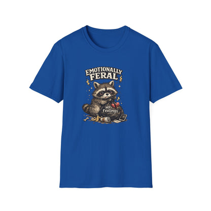 EMOTIONALLY FERAL - Unisex Soft Style T-Shirt