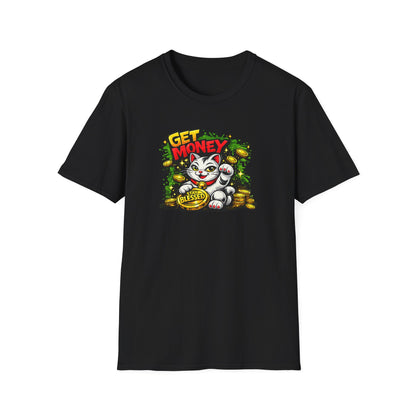 GET MONEY-STAY BLESSED - Unisex Soft Style T-Shirt