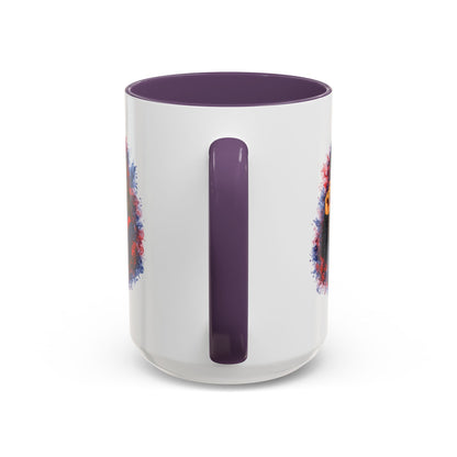 TEXANS GIRL REPPIN - Accent Coffee Mug (11, 15oz)