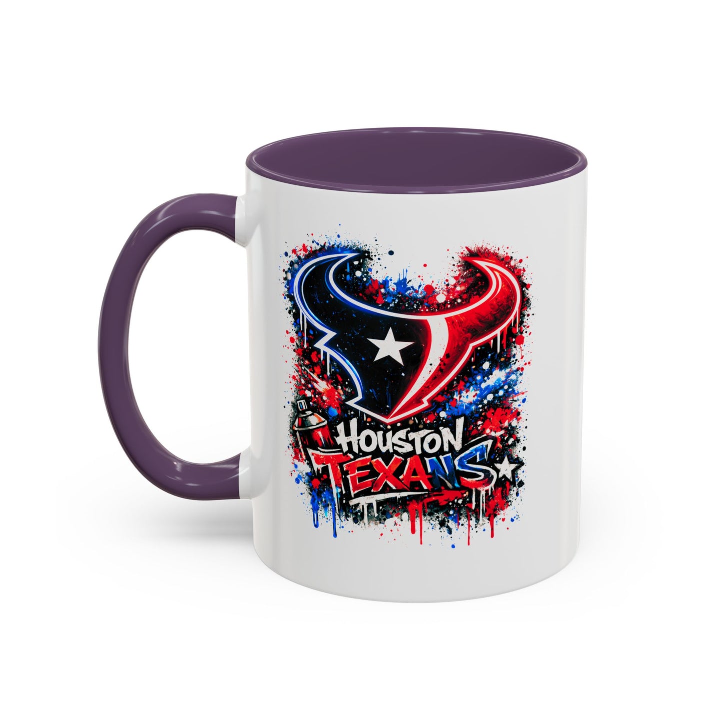 HOUSTON TEXANS - GRAFFITTI ART -Accent Coffee Mug (11, 15oz)