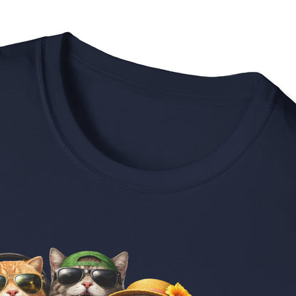 SELFIE TIME - CAT STYLE - Unisex Softstyle T-Shirt