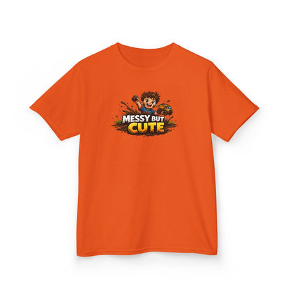 MESSY BUT CUTE - Kids Cotton Tee
