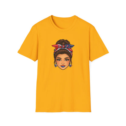 TEXANS FAN GIRL-FACE - Unisex Soft Style T-Shirt