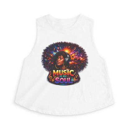 MUSIC IS MY SOUL - Women's Crop Top