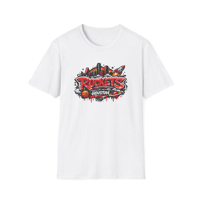 HOUSTON ROCKETS - DESIGN - Unisex Soft Style T-Shirt