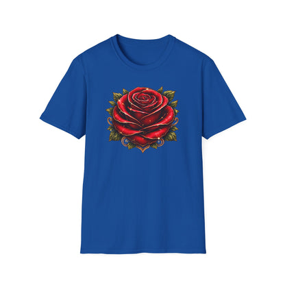 RED ROSE - Unisex Soft Style T-Shirt