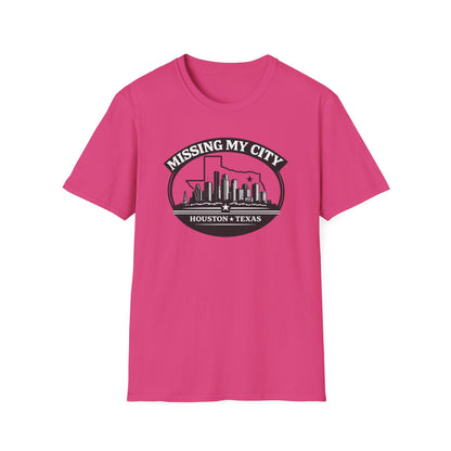 MISSING MY CITY-HOUSTON - Unisex Soft Stlye T-Shirt