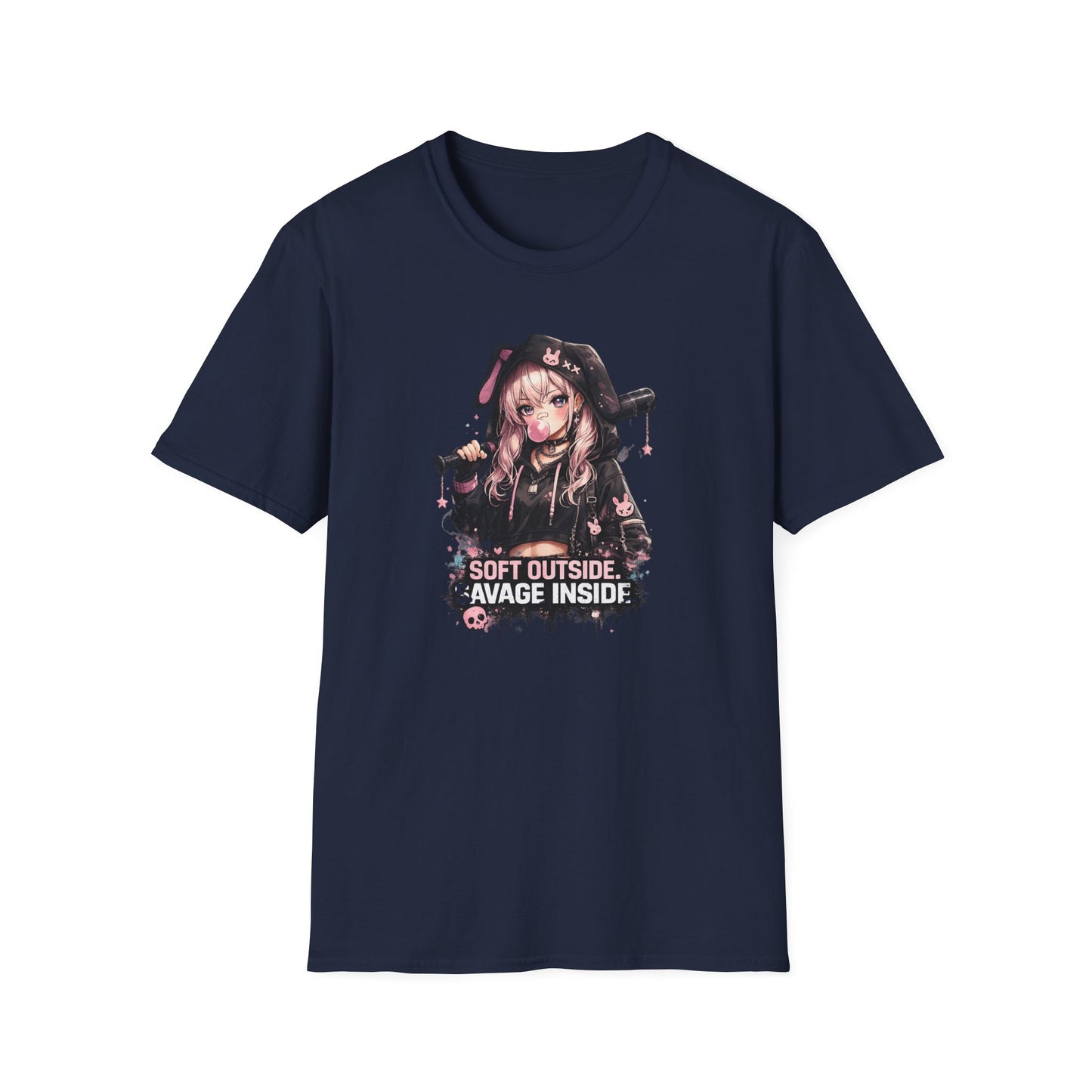 SOFT ON THE OUTSIDE-SAVAGE ON THE INSIDE - Unisex Soft Style T-shirt