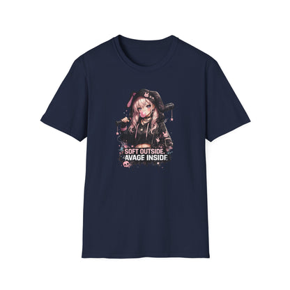 SOFT ON THE OUTSIDE-SAVAGE ON THE INSIDE - Unisex Soft Style T-shirt