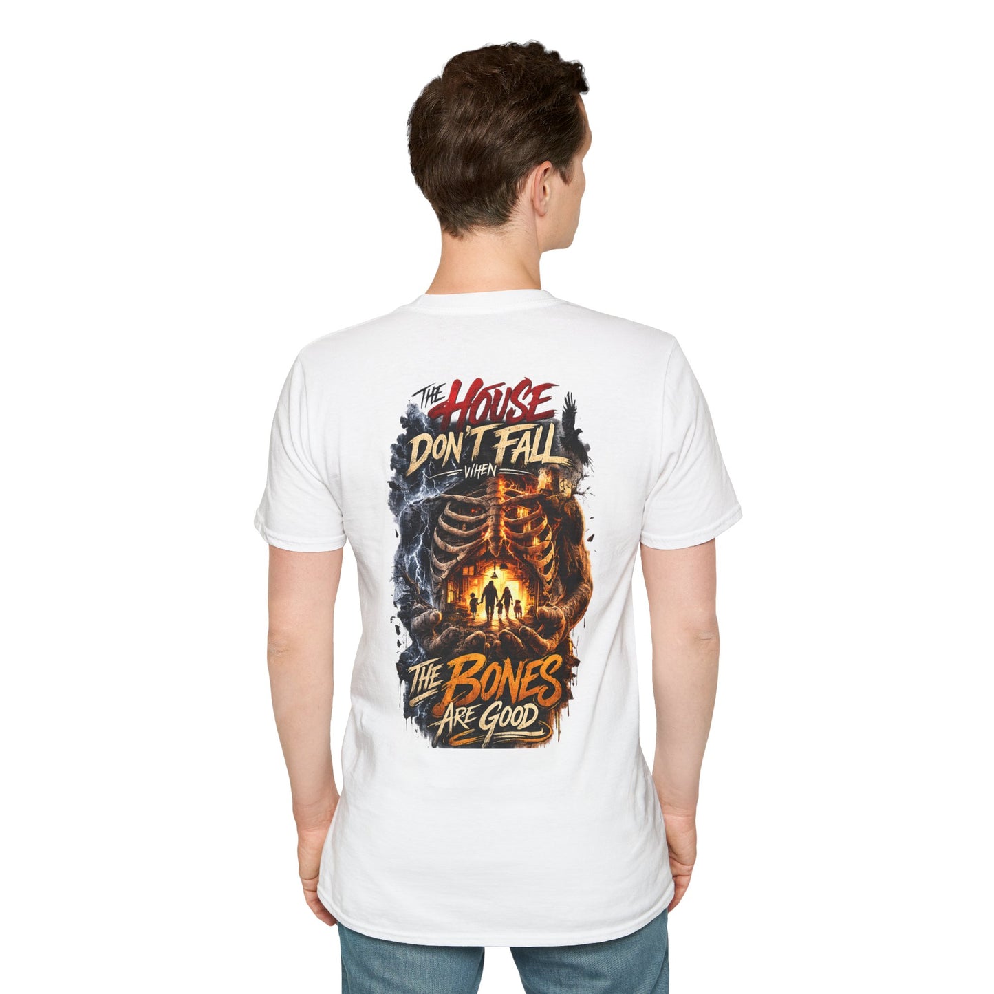 HOUSE DON'T FALL - (Front/Back Print) Unisex Soft Style T-Shirt