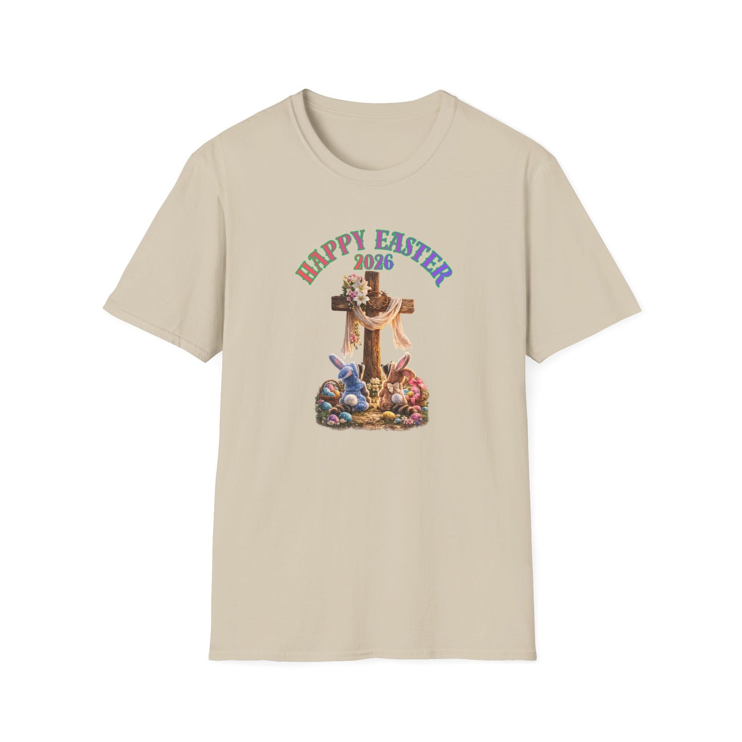 HAPPY EASTER 2026 - Unisex Soft Style T-Shirt