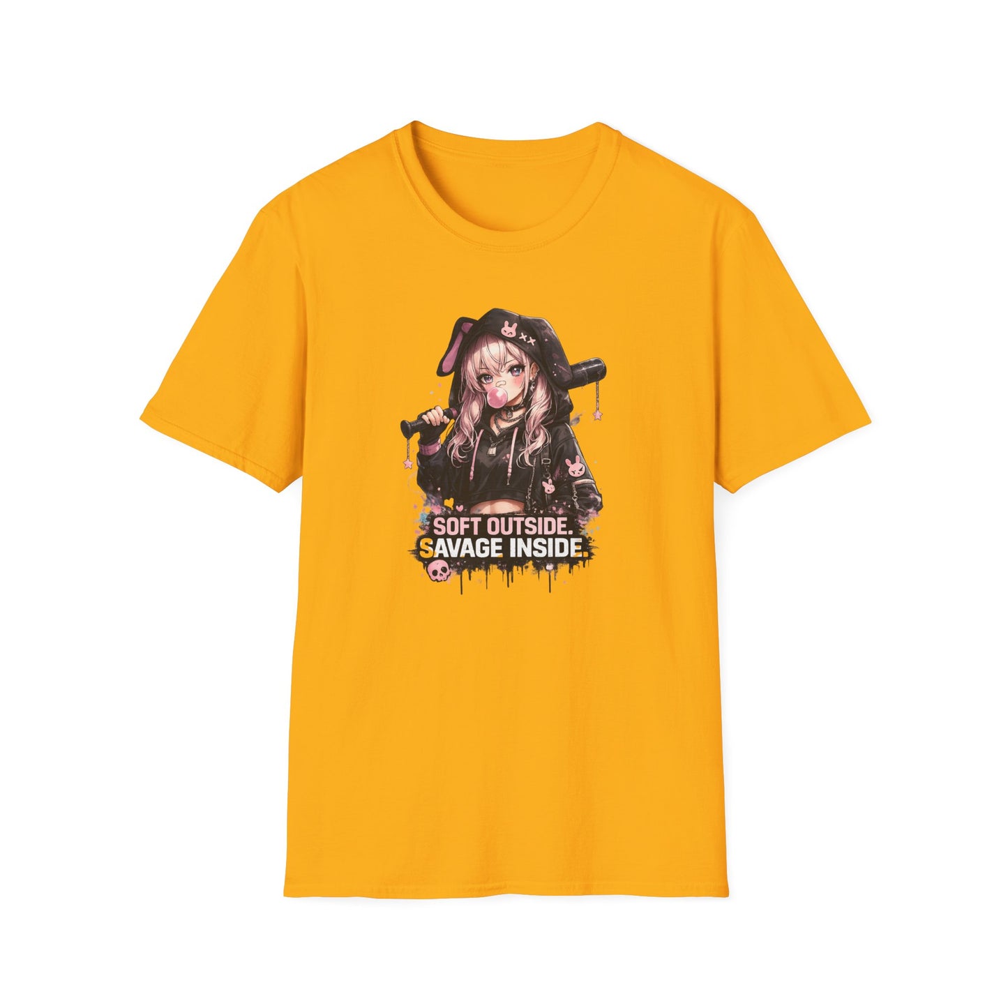 SOFT ON THE OUTSIDE-SAVAGE ON THE INSIDE - Unisex Soft Style T-shirt