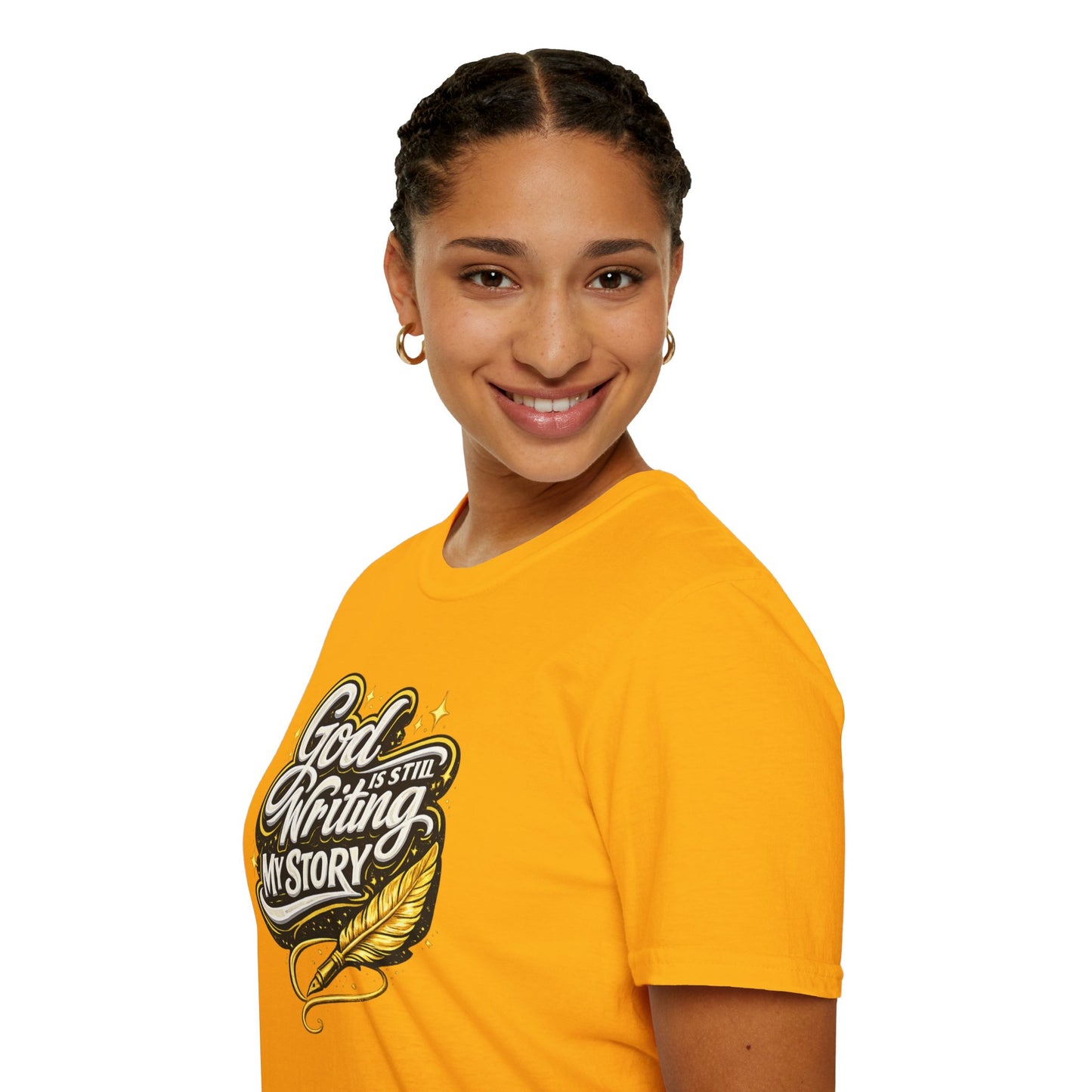 GOD IS STILL WRITING MY STORY - Unisex Soft Style T-Shirt