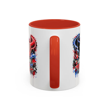 HOUSTON TEXANS - GRAFFITTI ART -Accent Coffee Mug (11, 15oz)