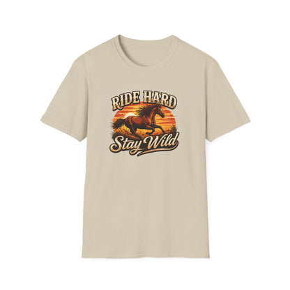 RIDE HARD-STAY WILD - Unisex Soft Style T-Shirt