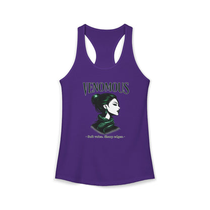 VENOMOUS-SOFT VOICE-SHARP EDGES - Women's Ideal Racerback Tank