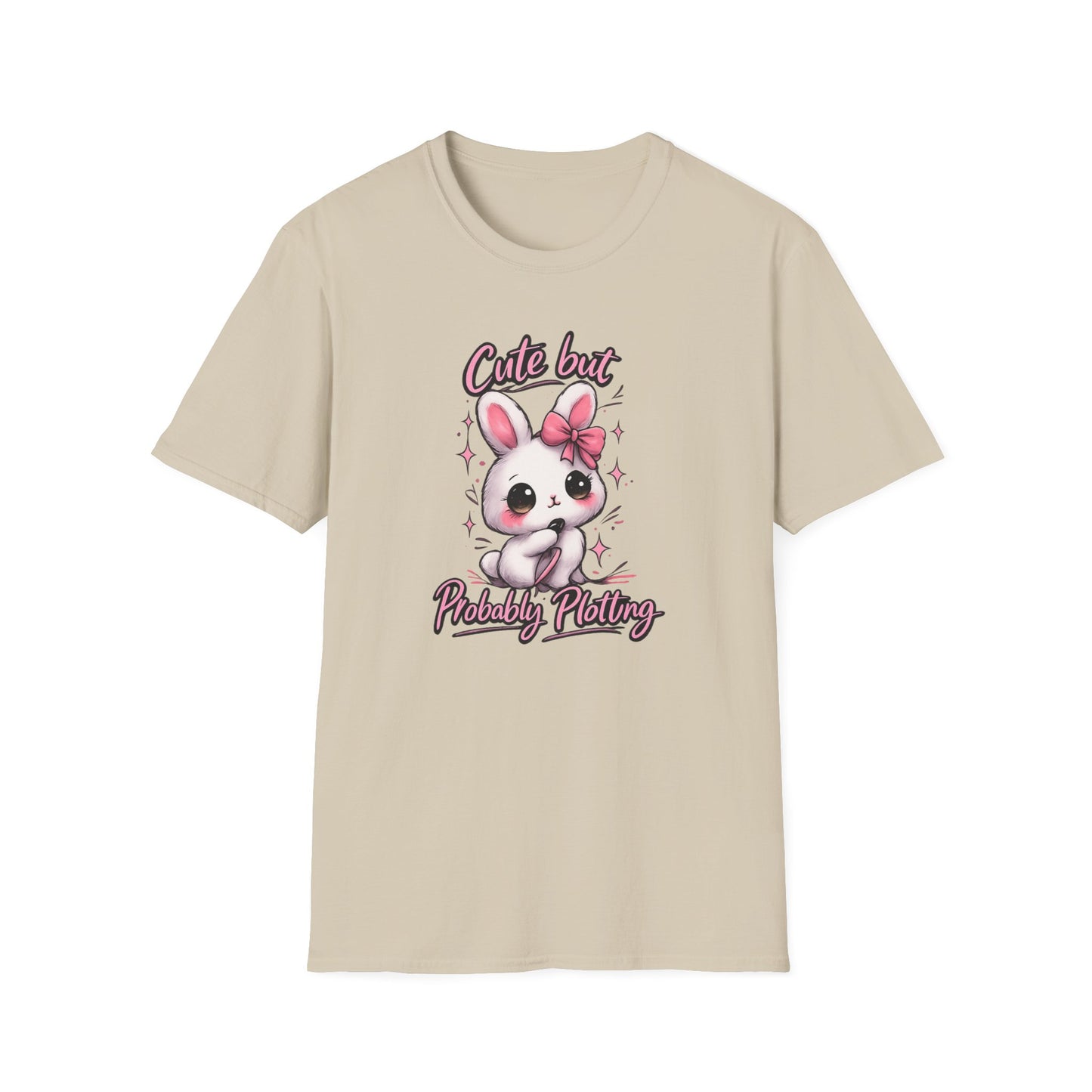 CUTE BUT PROBABLY PLOTTING - Unisex Soft Style T-Shirt