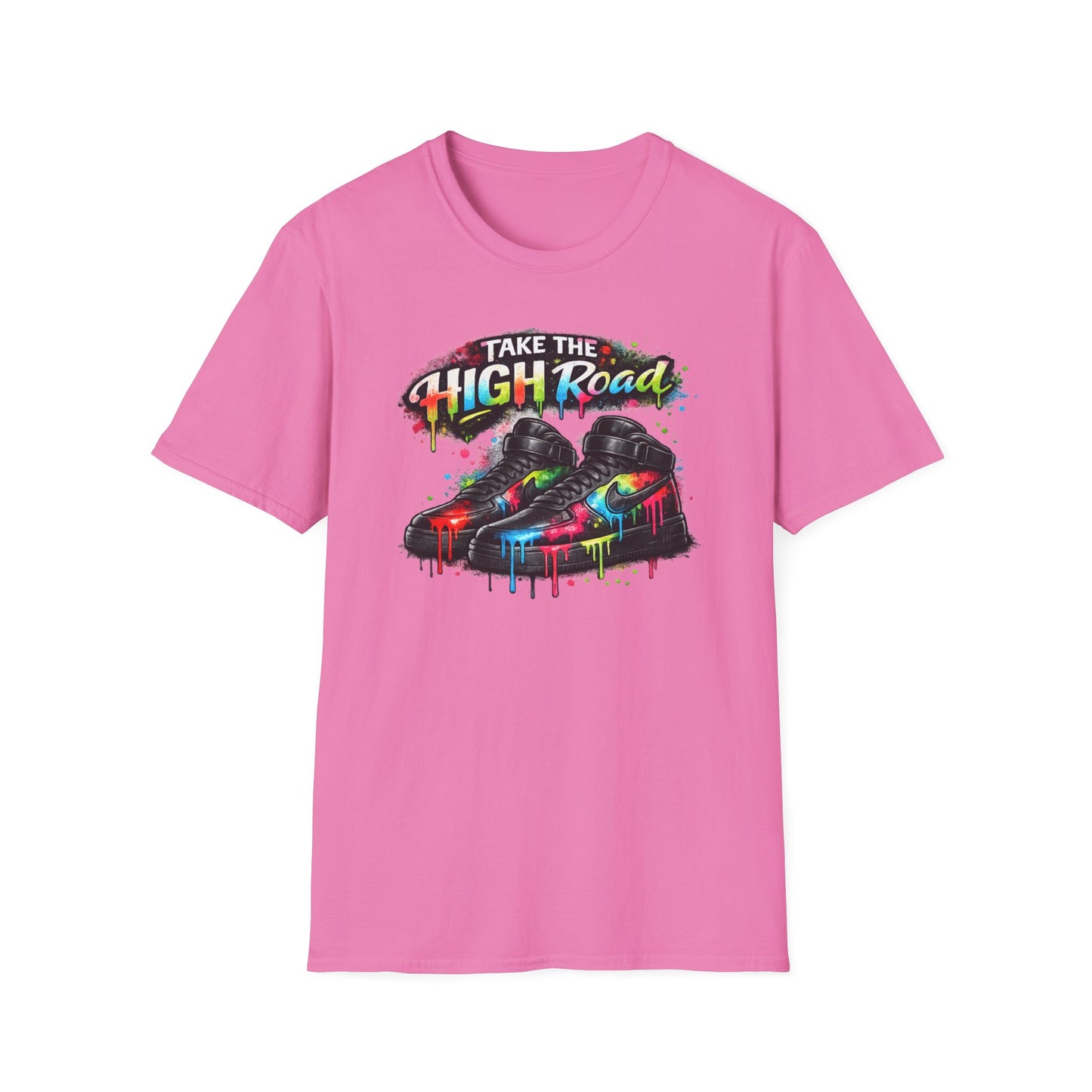TAKE THE HIGH ROAD - Unisex Soft Style T-shirt