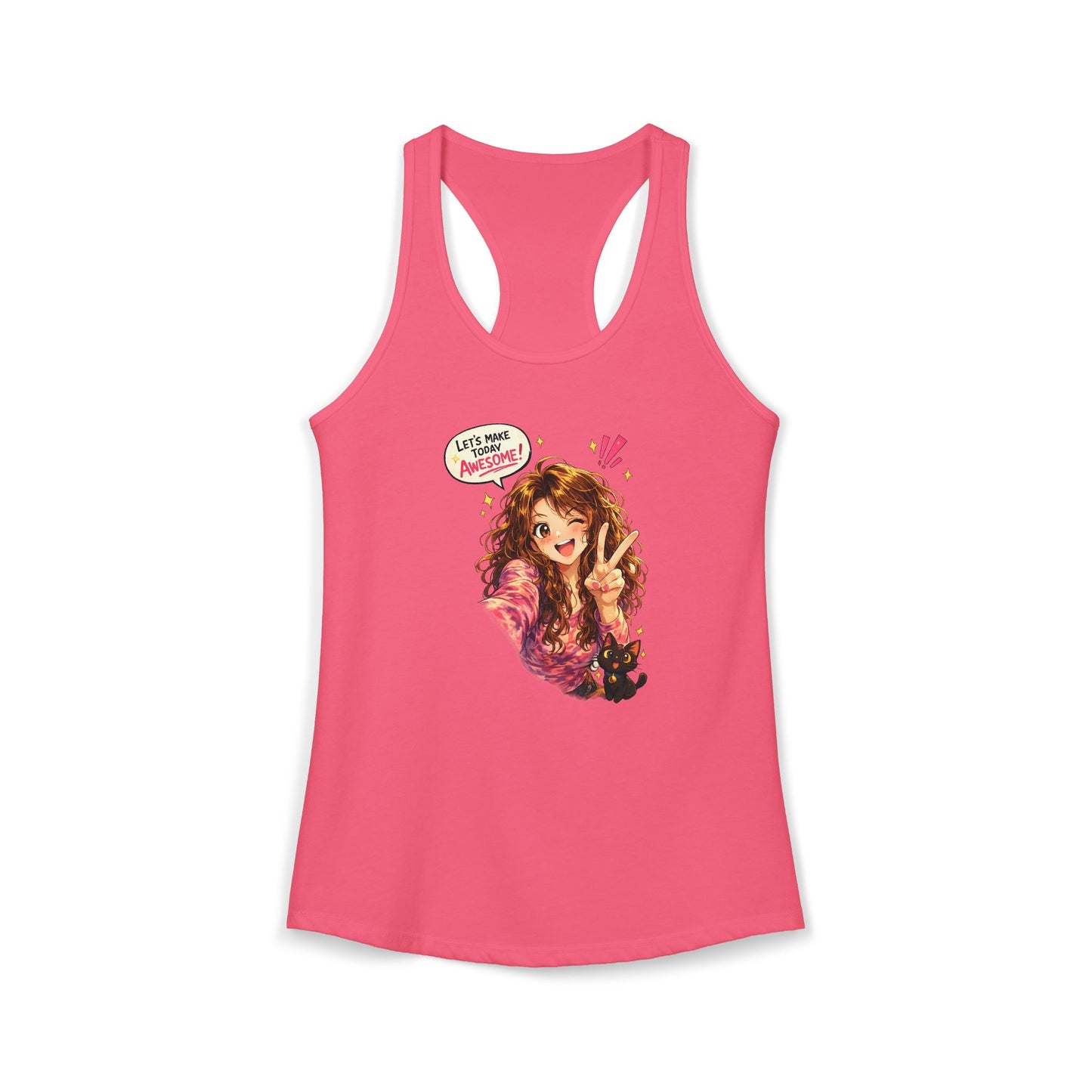 LET'S MAKE TODAY AWESOME – Women's Ideal Racerback Tank