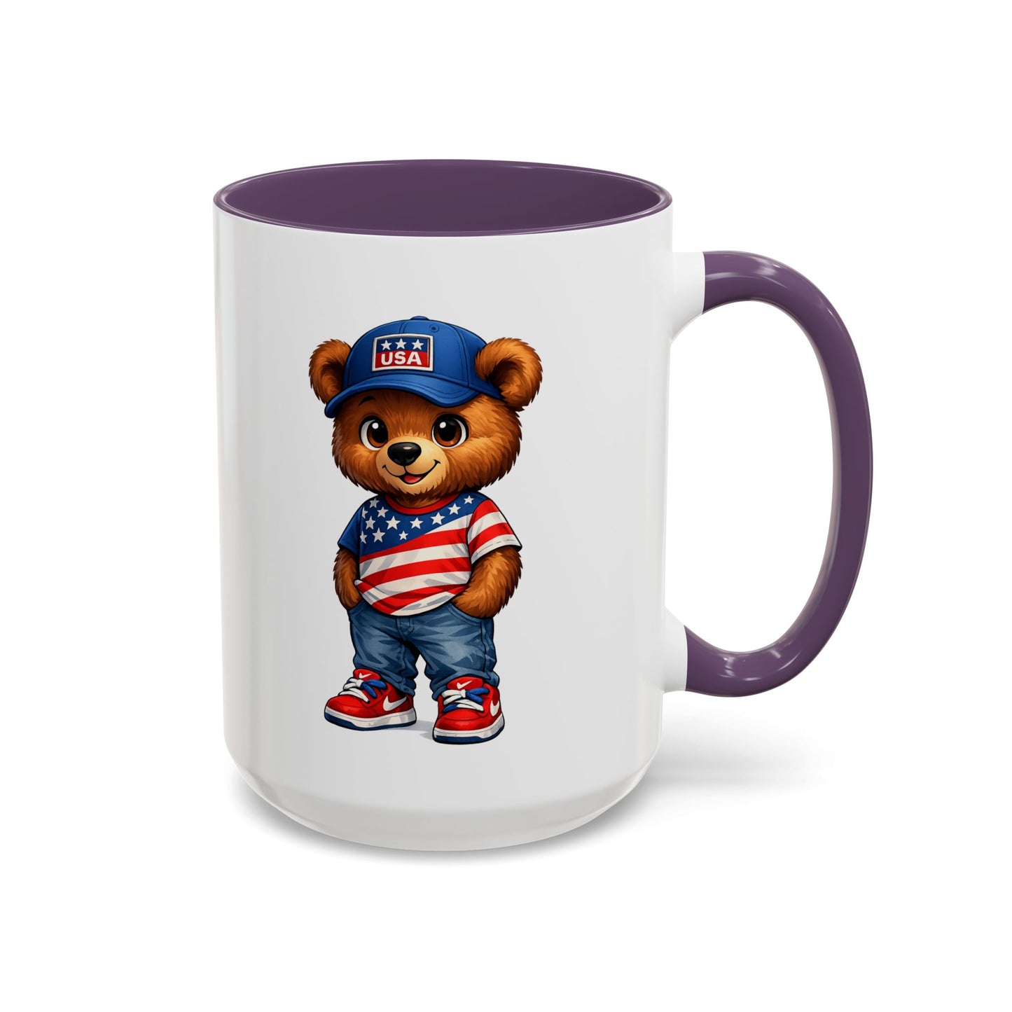 BERRY - REPPIN THE USA - Accent Coffee Mug (11, 15oz)