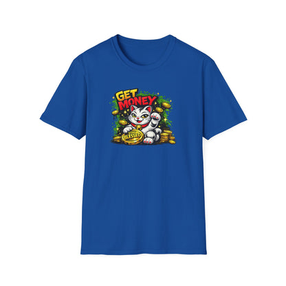 GET MONEY-STAY BLESSED - Unisex Soft Style T-Shirt