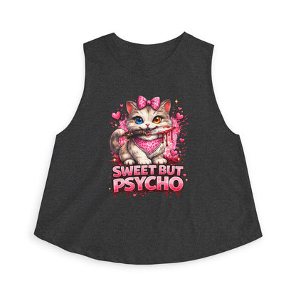 SWEET BUT PYSCHO - Women's Crop Top