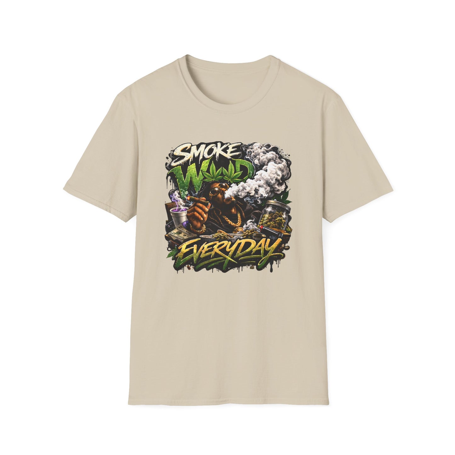 Smoke Weed Everyday T-Shirt — Graphic Cannabis Streetwear Tee
