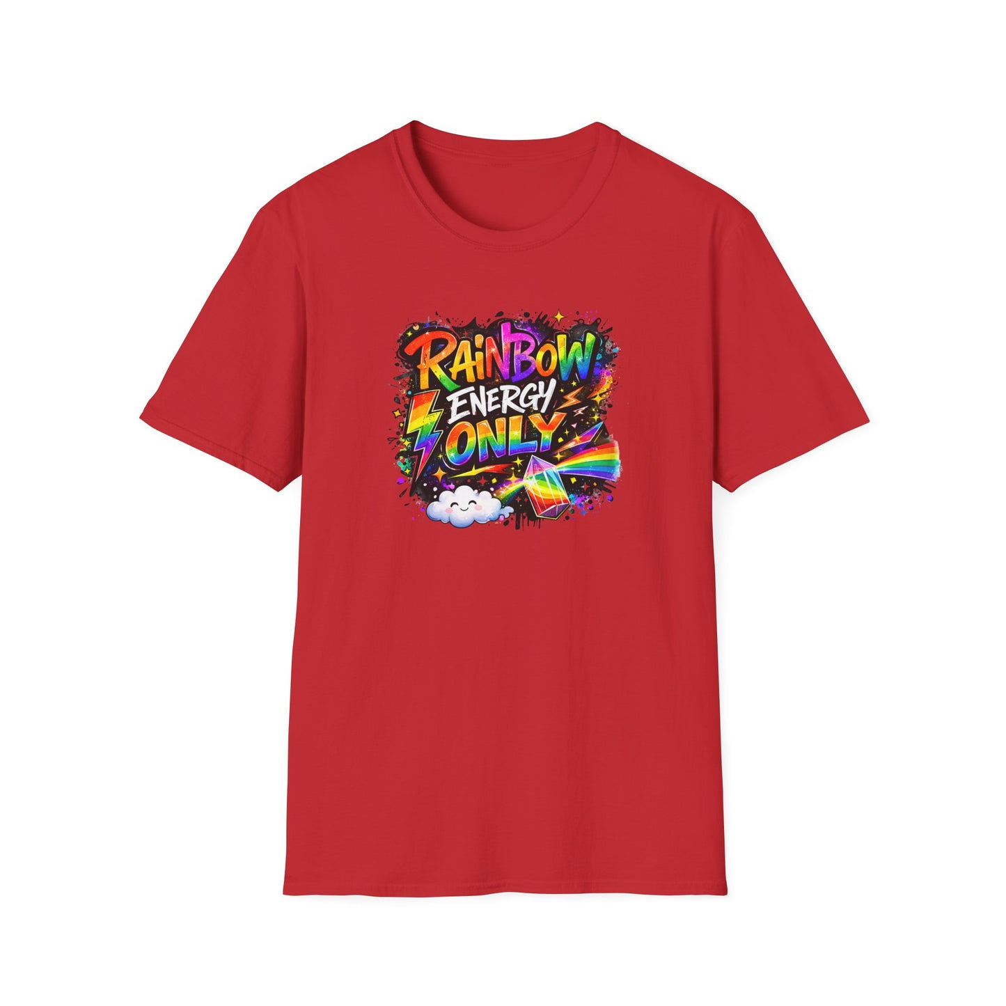 RAINBOW ENERGY ONLY - Unisex Softstyle T-Shirt